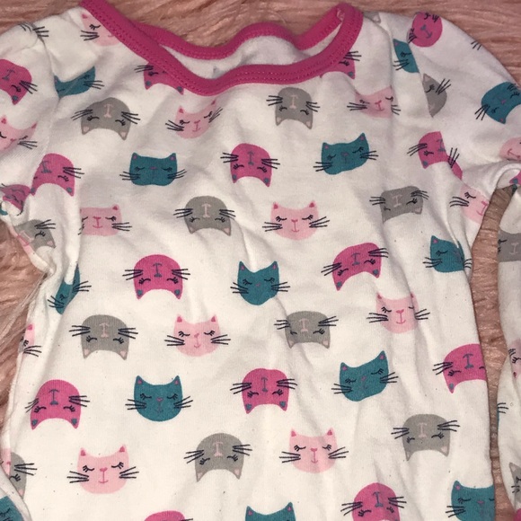Kitty pattern pjs - 3t - Picture 2 of 5